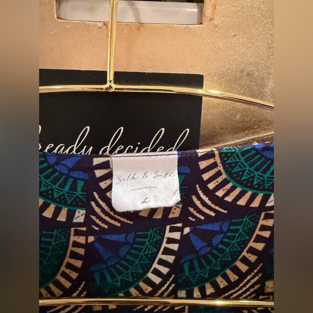 Silk & Salt Journey Maxi Wrap Dress in African Peacock - Picture 3 of 5